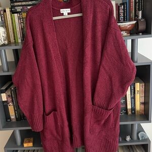 1X Ava & Viv long cardigan with POCKETS!